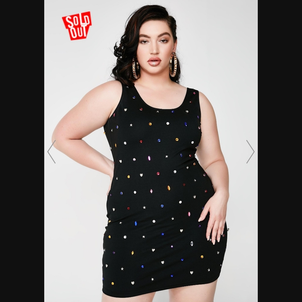Plus Size Dolls Kill Poster Grl Jewel Dress